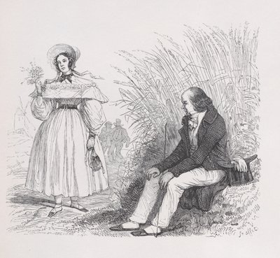 ابنة الشعب من الأعمال الكاملة ل Béranger ، 1836 بواسطة لويس هنري بريفير