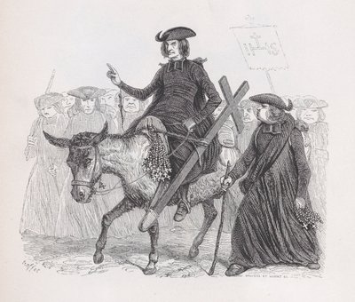 المبشرون من الأعمال الكاملة لبيرانغر ، 1836. بواسطة لويس هنري بريفير