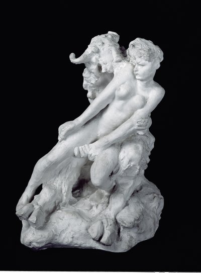 Faun and Nymph، c.1886 (جص) بواسطة أوغست رودين
