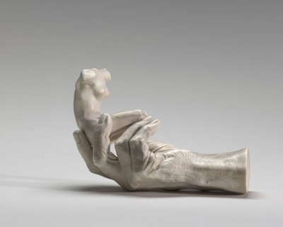 يد رودين مع شخصية أنثوية ، 1917. بواسطة أوغست رودين