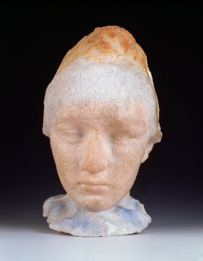 رأس كاميل كلوديل 1911 (عجينة زجاجية) بواسطة Auguste Rodin