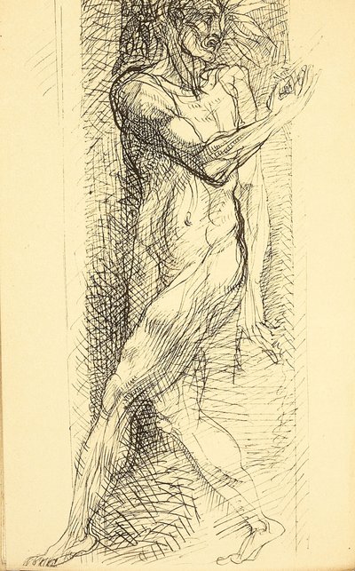 رسم توضيحي لـ Les Fleurs du Mal The Flowers of Evil بواسطة Charles Baudelaire ، 1887-1888. بواسطة أوغست رودين