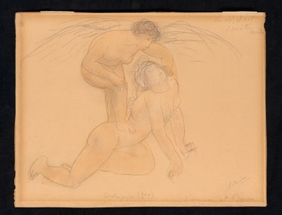 L "Amour et Psyché، c.1900 بواسطة أوغست رودين