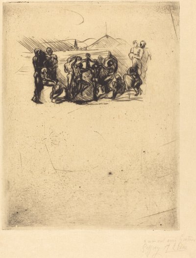 لا روند ، ربما 1883. بواسطة أوغست رودين