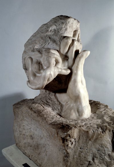 منحوتة يد الله الرخامية لأوغست رودين (1840-1917) في القرن العشرين في باريس ، متحف رودان بواسطة أوغست رودين