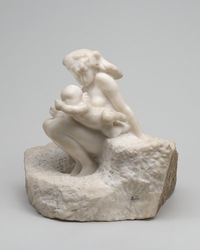 المرأة والطفل في الأصل Première Impression d'Amour ، نموذج ج. 1885 ، منحوتة ج. 1900-1901. بواسطة أوغست رودين