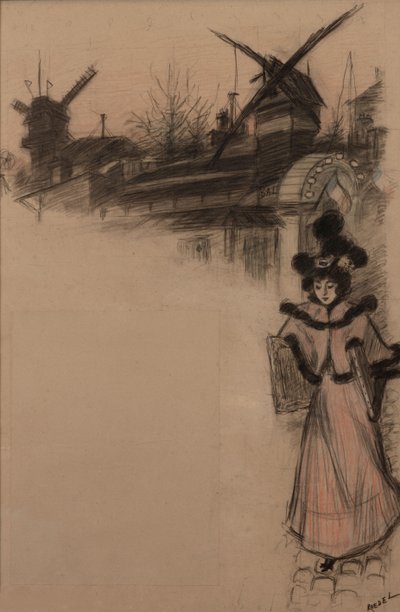 دراسة مولان دي لا جاليت ، 1896. بواسطة أوغست رويدل