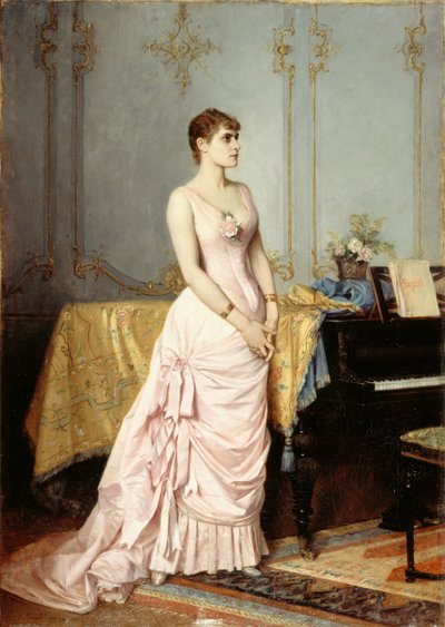 صورة لمغني الأوبرا روز كارون 1857-1890 ، ج. 1880. بواسطة أوغست تولموش