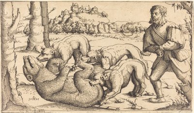 بير هانت ، 1545. بواسطة أوغسطين هيرشفوغل