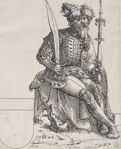 ماكسيميليان الأول ، من هيربرستين ، Rerum Muscoviticarum Commentarii ، 1546. بواسطة أوغسطين هيرشفوغل
