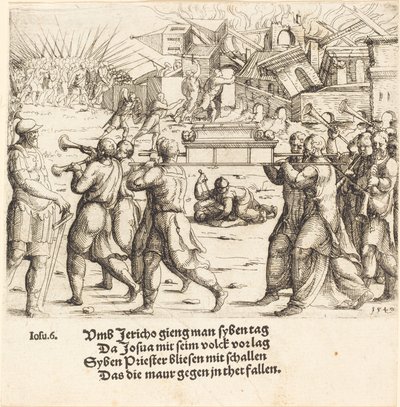 سقوط أريحا 1540. بواسطة أوغسطين هيرشفوغل