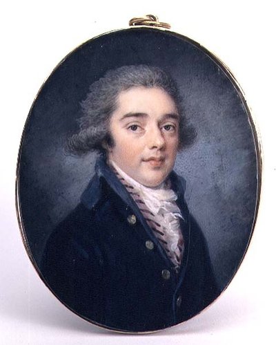 صورة لشاب ، 1790 (ألوان مائية وغواش) بواسطة أوغسطين ريت