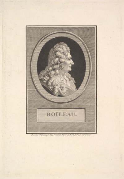 صورة ديسبريو نيكولاس بويلو ، 1800. بواسطة أوغسطين دي سانت أوبين