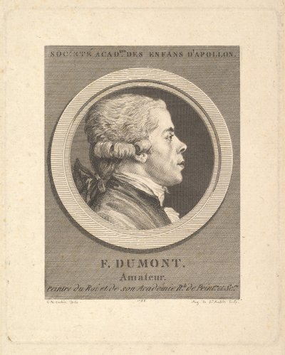 صورة فرانسوا دومون ، 1788. بواسطة أوغسطين دي سانت أوبين