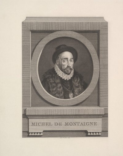 صورة ميشيل دي مونتين 1774. بواسطة أوغسطين دي سانت أوبين