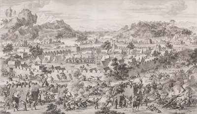 معركة تونغوزلوك 1773. بواسطة أوغسطين دي سانت أوبين