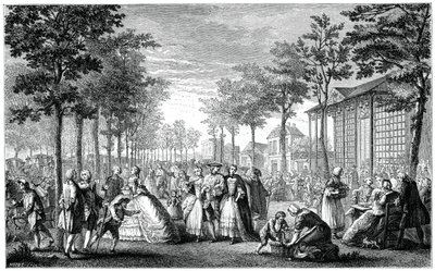 النزهة ، باريس ، 1885 بواسطة أوغسطين دي سانت أوبين