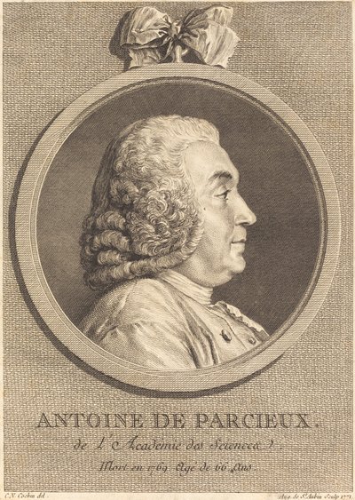 أنطوان ديبارسيو بواسطة Augustin de Saint Aubin بعد Charles Nicolas Cochin الأول