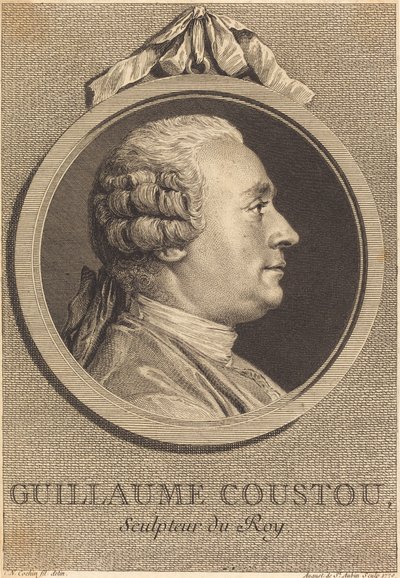 غيوم كوستو بواسطة Augustin de Saint Aubin بعد تشارلز نيكولا كوشين الثاني
