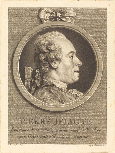 بيير جيليوت بواسطة Augustin de Saint Aubin after Charles Nicolas Cochin II