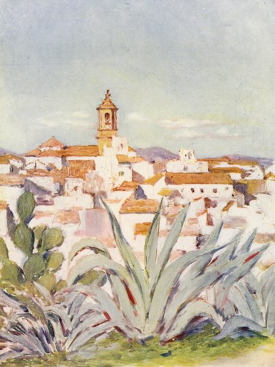 الجزيرة الخضراء (ليثو ملون) بواسطة أوغسطين فيتزجيرالد