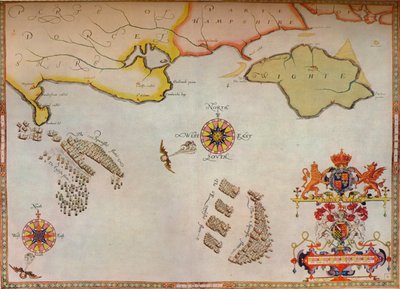 "بورتلاند بيل إلى بورتسموث: مطاردة الأسطول الإنجليزي للأرمادا الإسبانية" ، 1588 بواسطة أوغسطين ريثر