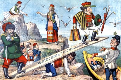 قضية البلقان، ج.1900 (رسم توضيحي) بواسطة أوغوستو غروسي