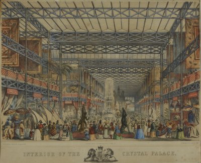 داخل قصر كريستال ، 1851 بواسطة أوغسطس بتلر