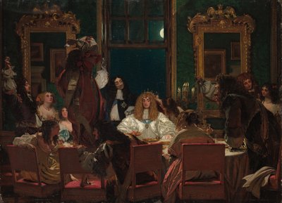 حياة باكنغهام ، ج. 1855. بواسطة أوغسطس ليوبولد البيض