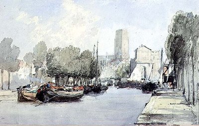 دوردريخت (رسم) بواسطة أوغستس وول Callcott