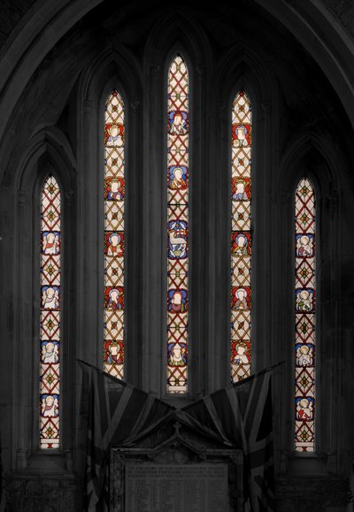 عشق الخروف ، 1850 (زجاج ملون) بواسطة Augustus Welby Northmore Pugin