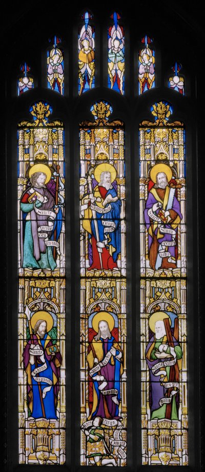 الرسل ، 1837 (زجاج ملون) بواسطة Augustus Welby Northmore Pugin