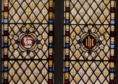 نافذة أبس ، التفاصيل ، 1841-42 (زجاج ملون) بواسطة Augustus Welby Northmore Pugin