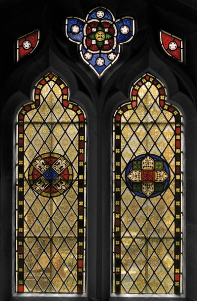 نافذة الدير ، 1846 (زجاج ملون) بواسطة Augustus Welby Northmore Pugin