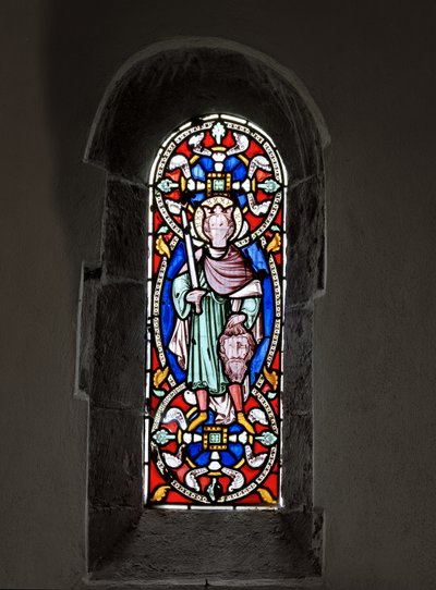 ديفيد برأس جالوت ، 1849 (زجاج ملون) بواسطة Augustus Welby Northmore Pugin