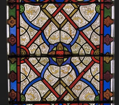 النافذة الشرقية ، التفاصيل ، 1849 (زجاج ملون) بواسطة Augustus Welby Northmore Pugin