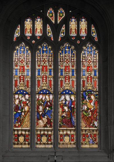 الأحداث في حياة القديسة مريم المجدلية ، 1848 (زجاج ملون) بواسطة Augustus Welby Northmore Pugin