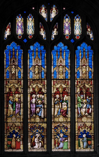 الأحداث في حياة القديس توما الرسول ، ج .1843 (زجاج ملون) بواسطة Augustus Welby Northmore Pugin