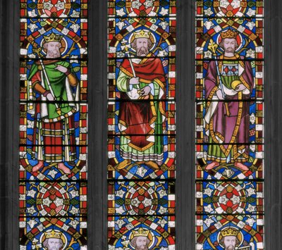 شجرة جيسي ، التفاصيل ، 1848 (زجاج ملون) بواسطة Augustus Welby Northmore Pugin