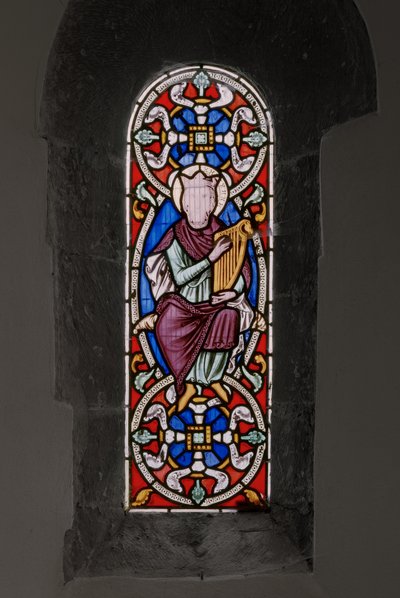 الملك داود ، 1849 (زجاج ملون) بواسطة Augustus Welby Northmore Pugin