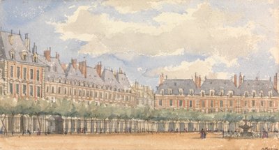 مكان رويال ، باريس بواسطة Augustus Welby Northmore Pugin