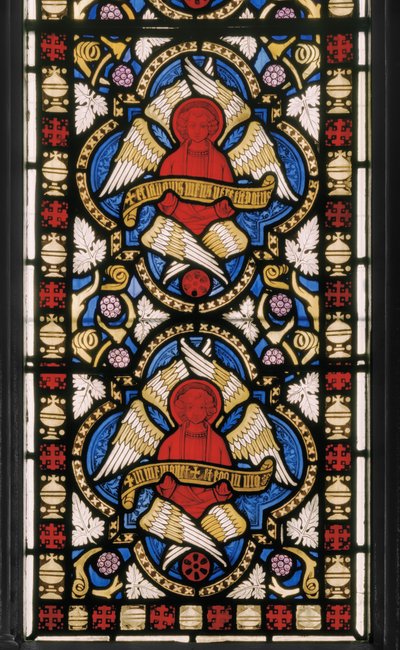 سيرافيم ، كنيسة القربان المقدس ، c.1845 (زجاج ملون) بواسطة Augustus Welby Northmore Pugin