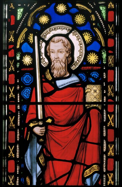 سانت بول ، التفاصيل ، c.1845 (زجاج ملون) بواسطة Augustus Welby Northmore Pugin