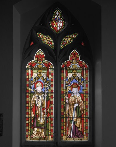 سانت توماس من كانتربري وسانت أوسيث ، 1847 (زجاج ملون) بواسطة Augustus Welby Northmore Pugin