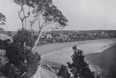 Sydney, NSW: Manly Beach (b/w photo) بواسطة مصور استرالي