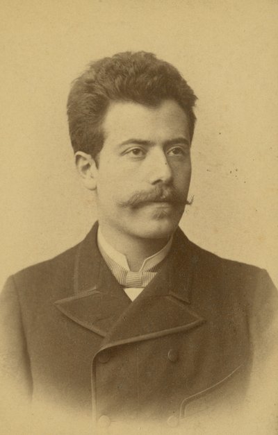 غوستاف ماهلر ، 1884 بواسطة مصور نمساوي
