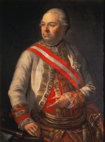 الكونت أندرياس هاديك فون فوتاك (1710-90) ، قائد الجيش النمساوي في الحملة ضد تركيا عام 1789 بواسطة المدرسة النمساوية