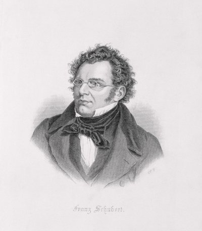 صورة فرانز شوبرت (1768-1827) بواسطة المدرسة النمساوية