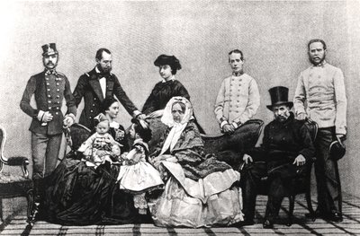 الأسرة الإمبراطورية النمساوية ، 1860 بواسطة المدرسة النمساوية