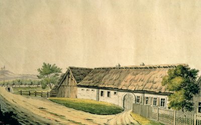 مسقط رأس فرانز جوزيف هايدن (1732-1809) في روهراو ، النمسا السفلى بواسطة المدرسة النمساوية